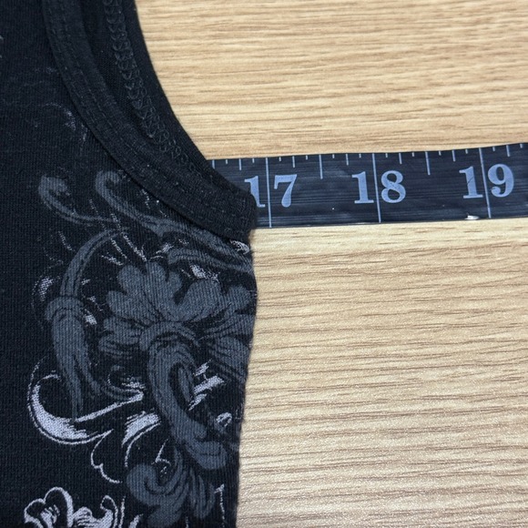 Vtg y2k Graphic Cap Sleeve Top Womens Sz S Fairy Grunge Indie Sleaze whimsigoth - Picture 4 of 8